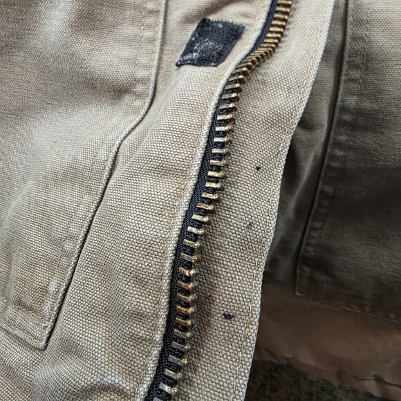 Carhartt Jacket Mens XLT Brown C26 Duck Canvas Quilted Workwear chore jacket - Picture 10 of 16